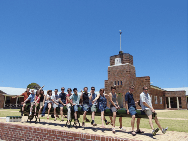 Working hard at Rottnest Island, December 2013